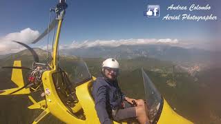 Gyrocopter - Autogiro Ela07S - Val Chisone&Forte Di Fenestrelle - Gicando Con Le Nuvole - 07/2020