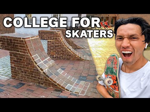This COLLEGE Is a SKATEPARK!