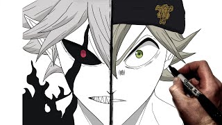 How To Draw Astaliebe Step By Step Black Clover