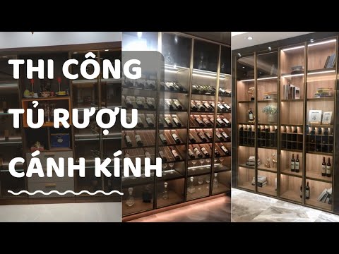 Tủ Rượu Cánh Kính - Tủ Trưng Bày Rượu D.LUMI