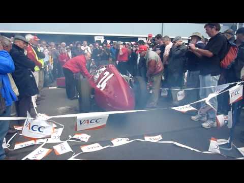 Alfa Romeo Tipo 159 warmup Phillip Island classic 21 3 10