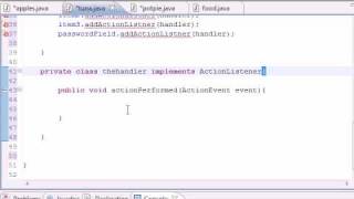 Java Programming Tutorial - 53 - ActionListner Java Programming Tutorial - 53 - ActionListner