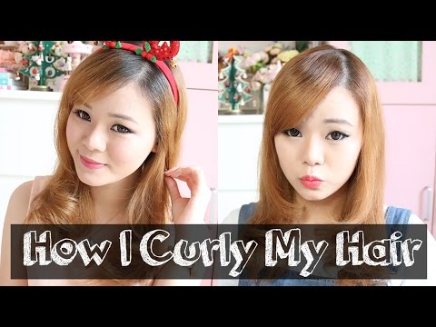 How I Curly My Hair plus Dry Hair Tips | Indonesia - YouTube