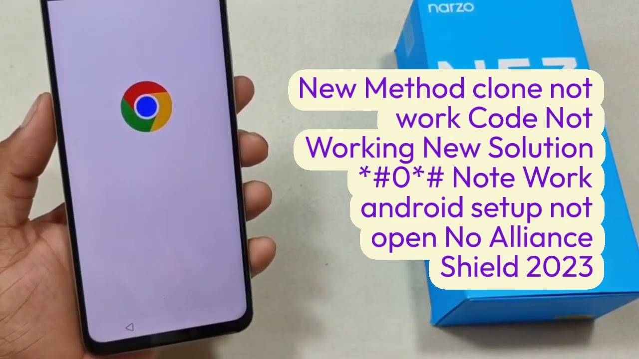 Realme Narzo N 53 FRP Bypass Android 13 Unlock Google Realme Narzo N 53 FRP Bypass Android 13 Unlock Google