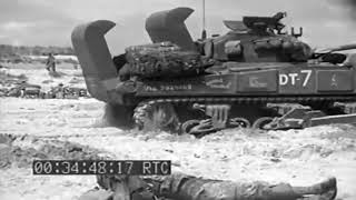 INVASION OF EUROPE - NORMANDY - 1944 - NO SOUND - HISTORICAL