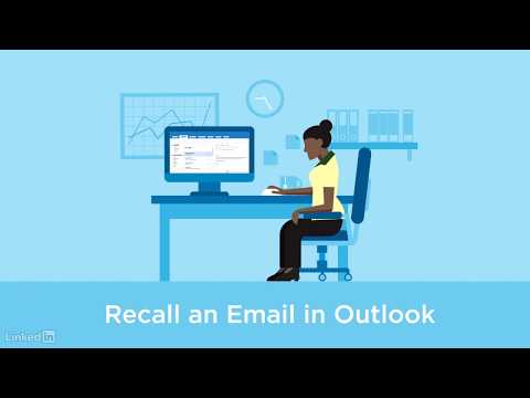 Recalling an email in Outlook