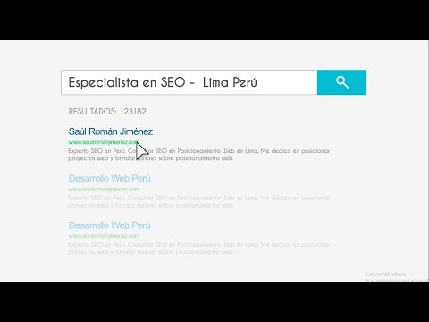 Especialista en SEO Lima Perú