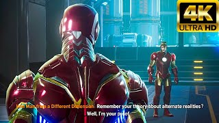 Iron Man Meets Iron Man From A Different Dimension Scene (2024) 4K Ultra Hd