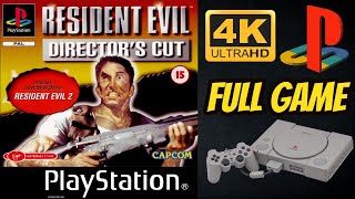 Resident Evil Directors Cut Ps1 4K60ᶠᵖˢ Uhd Longplay Walkthrough Playthrough Full Movie Game