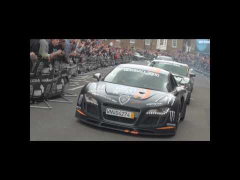 GUMBALL 3000 TOP 10 SUPERCARS ACCELERATIONS PALL MALL LONDON
