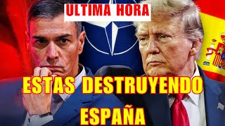 Escándalo Mundial Trump Expulsa A España De La Otan Y Felipe González Insulta A Sánchez