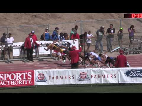 2013 CIF-ss Finals - Men's 100 Meters (Division 2)