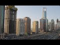 Dubai day to night time lapse