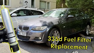 Bmw E90 Diesel Filter Replacement Fuel Heater 335D Fuel Filter Replacement