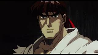 STREET FIGHTER II THE ANIMATION MOVIE. Ryu VS Fei Long FIGHT