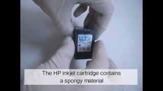 HP Black Inkjet Cartridges: Refill Instructions