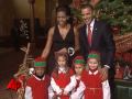 Raw Video: Obamas Attend Taping of Christmas Special