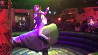 Jenny Jade Bull Riding At Gilleys In Las Vegas