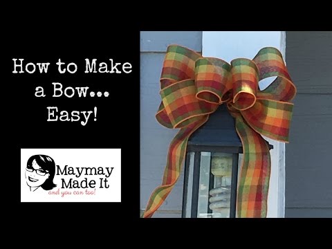 You Can Make Beautiful Bows EASY