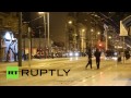 Athens in flames: Protesters torch cars, clash with police during anti-prison demo