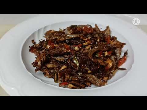 CARA MASAK OSENG TERI PEDAS MANIS...