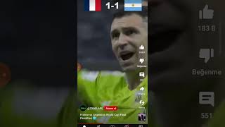 Fransa Vs Argentina Dünya Kupası 2022 Final Maçı