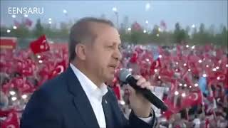 Recep Tayyip Erdoğan Kurtlar Vadisi Müziği Eşliğinde