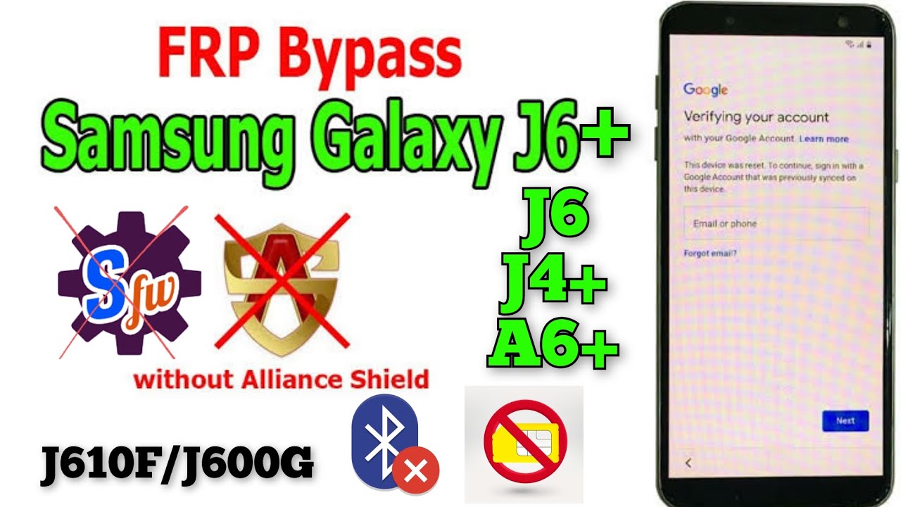 SAMSUNG J6+ FRP bypass in 1 click REMOVE google account SAMSUNG J6+ FRP bypass in 1 click REMOVE google account