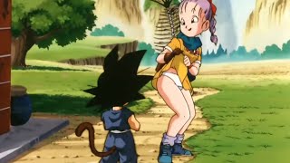 Bulma le muestra su cuerpo a Goku