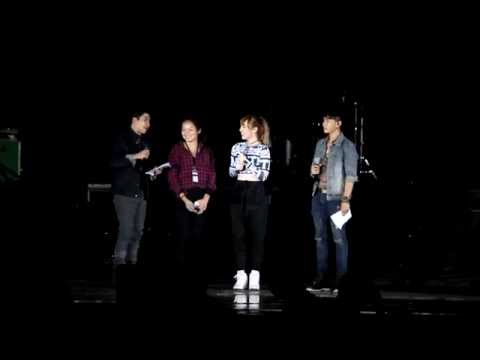 [FANCAM] 160827 - Jannine Weigel Q & A | Domrei Angkor Charity Concert