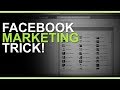 Facebook Marketing Trick - How To Select All Of Your Friends At Once