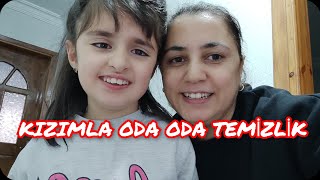 Anne-Kiz Saati̇ Di̇p Köşe Temi̇zli̇k Vlog.. Haftalik Temi̇zli̇k Yapalim, Moti̇vasyon Zamani Cam Balkon?