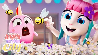 Rescuing The Bee 🐝 Talking Angela: In The City (Episode 6)