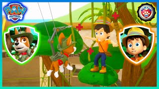 Paw Patrol Mighty Pups Save Adventure Bay Tracker Rescue Carlos Jungle Mission