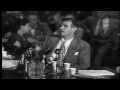 Alger Hiss testifies before the House Committee on Un- American Activities in Was...HD Stock Footage