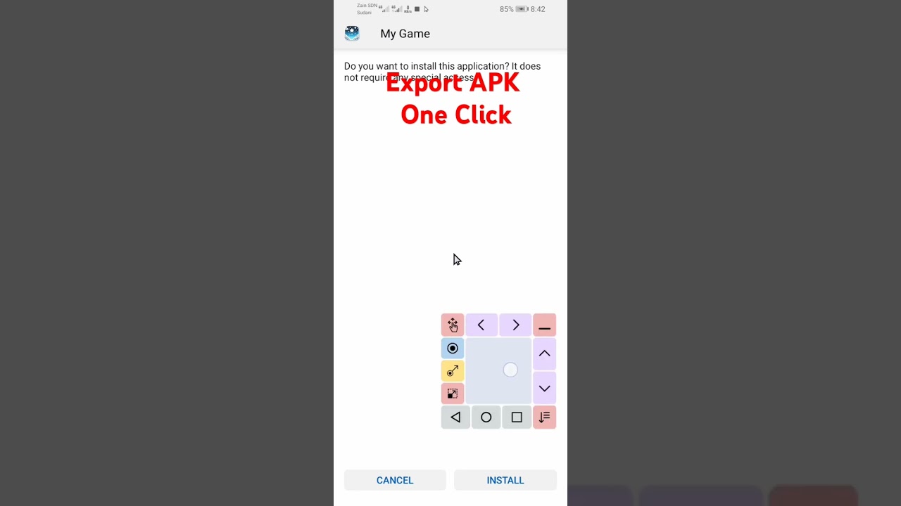 Export APK by on click #games #tutorial Export APK by on click #games #tutorial