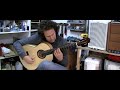 Adam del Monte testing Erez Perelman flamenco blanca guitar
