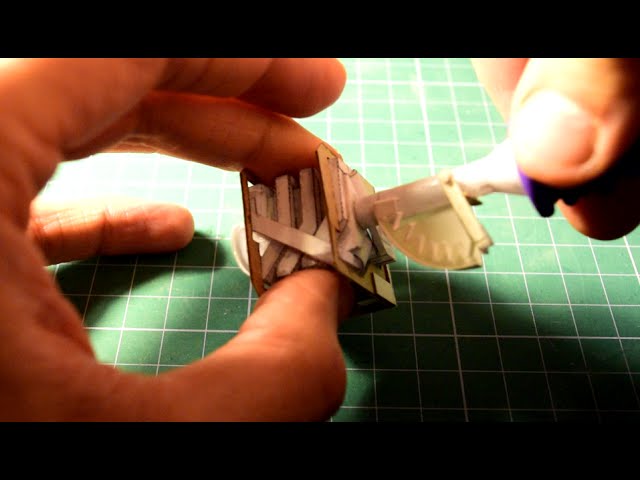 Tiny V-8 Engine Made Out Of Paper Actually Runs - Video