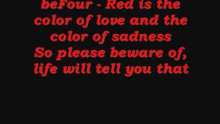 Watch Befour Red the Color Of Love video