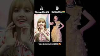 Korean Lisa Vs Indian Lisa Who Is More Beautiful