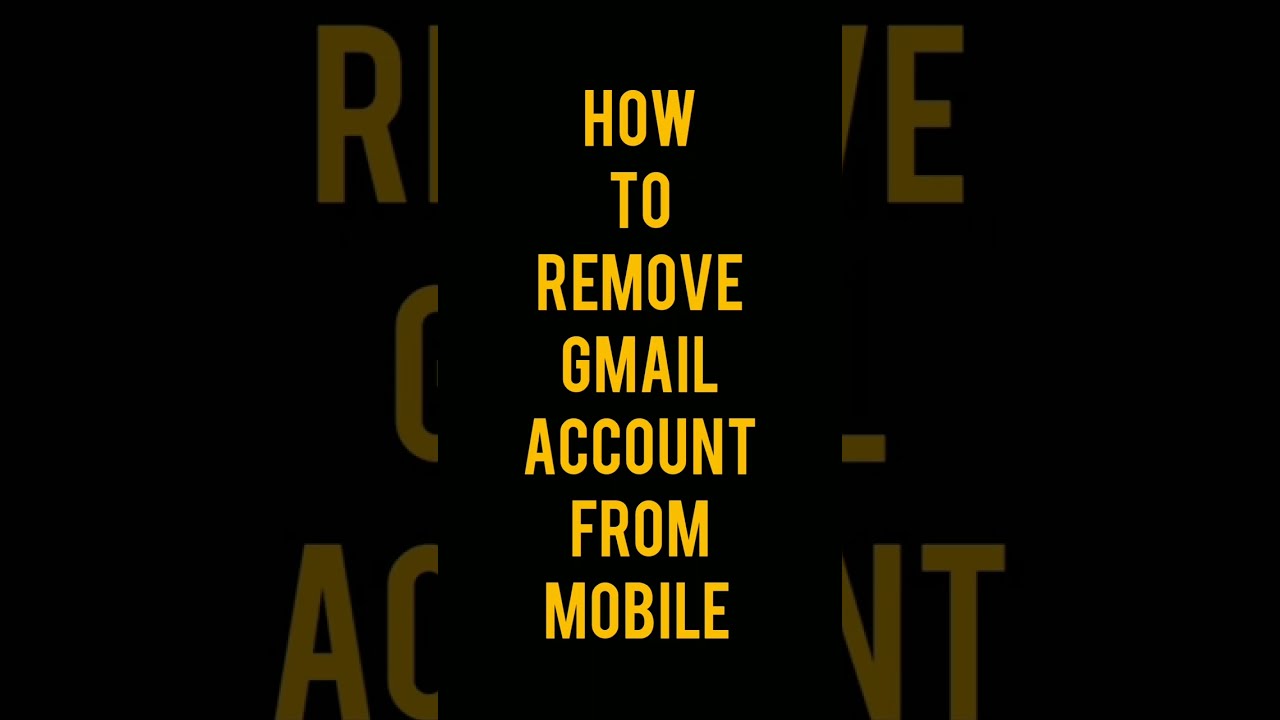 How to REMOVE GMAIL ACCOUNT from mobile?|OFF SYNC of How to REMOVE GMAIL ACCOUNT from mobile?|OFF SYNC of
