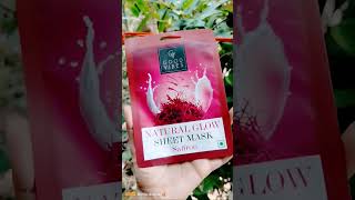Good Vibes Natural Glow Sheet Masksaffron Instant Glow Skin