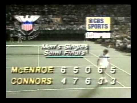 マッケンロー vs コナーズ - 1980 U．S． Open SF （Pt 2）