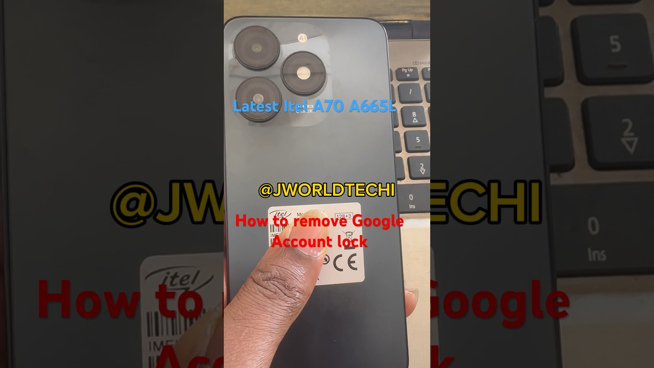 How to remove Google Account on itel A70 A665L frp How to remove Google Account on itel A70 A665L frp