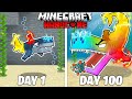 I Survived 100 Days as an ELEMENTAL SHARK in HARDCORE Minecraft
