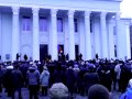Видео Донецкая обл Харцызск за федерацию за Россию митинг 1