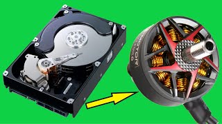 Nu vă aruncați vechile hard disk-uri, transformați-l într-un motor de dronă