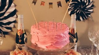 DIY Cake Topper, Nail Bar and Girls Night 17th Birthday Party | Pinterest Approved