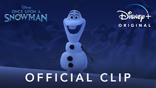 Official Clip | Once Upon a Snowman | Disney+