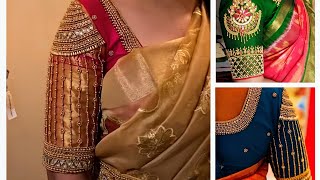 New Aari Work Bridal Blouse Sleeves Designs Blouse Designs New Model